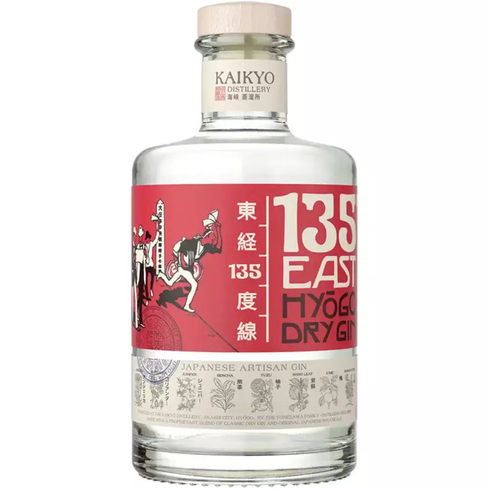 135° East Hyogo Japanese Dry Gin 750ml