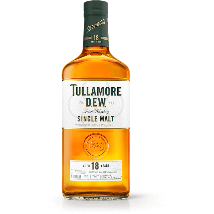 Tullamore D.E.W. 18 Year Old Single Malt Irish Whiskey 750ml