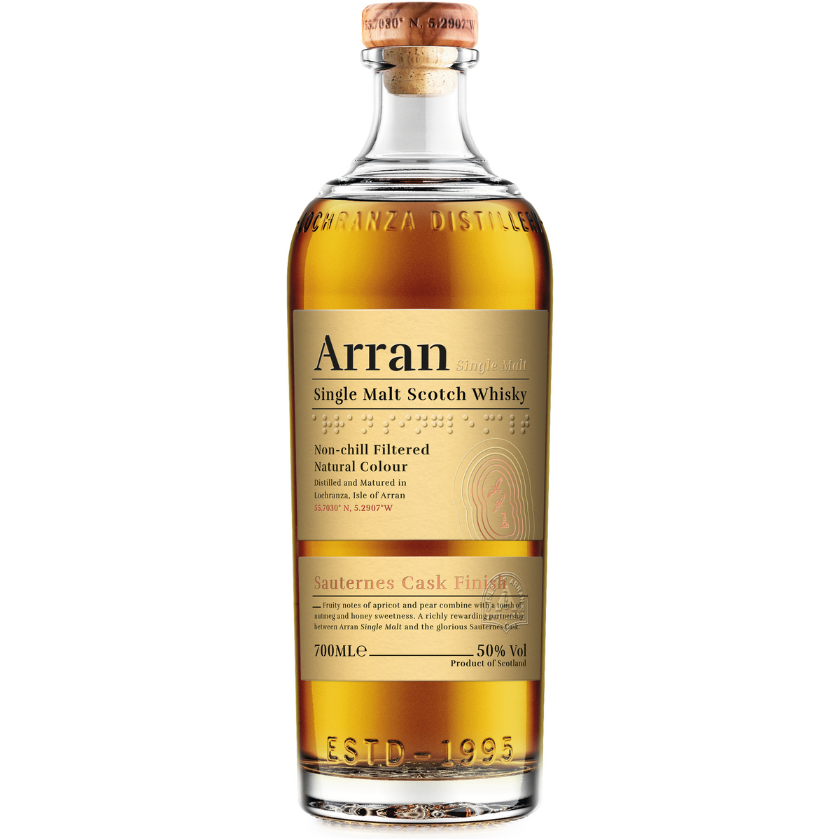 Arran Sauternes Cask Finish Scotch Whisky 750ml