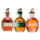 Blanton's Straight From The Barrel, Green Label, and Gold Foreign Edition Bundle