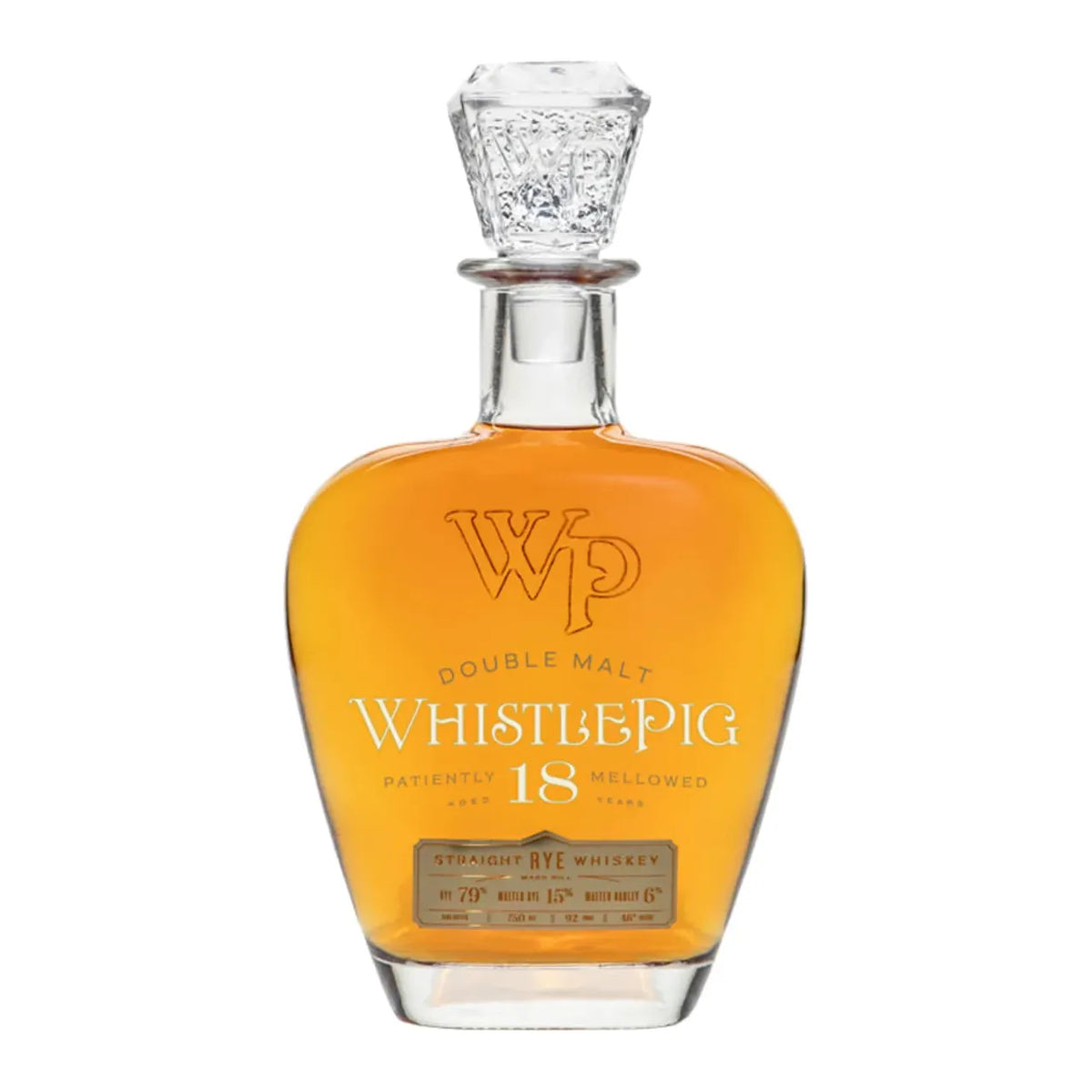 WhistlePig 18 Year Old Double Malt Rye Whiskey 750ml