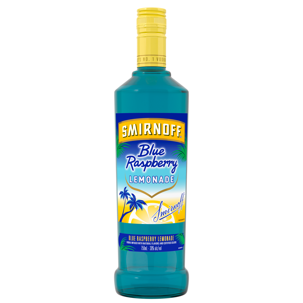 Smirnoff Blue Raspberry Lemonade Vodka 750ml