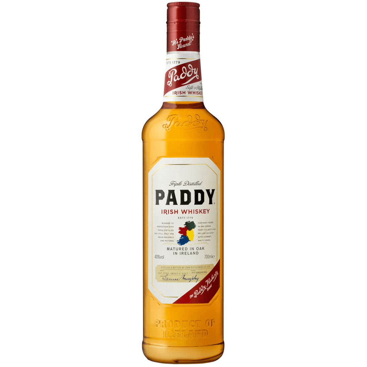 Paddy Blended Irish Whiskey 750ml