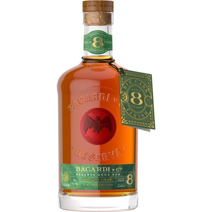 Bacardí­ Reserva Ocho Rye Cask Finish Rum 750ml