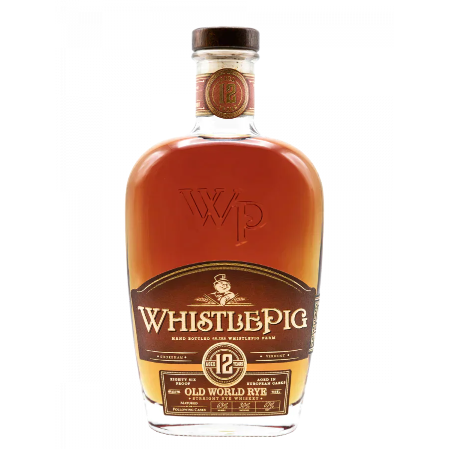 WhistlePig 12 Year Old World Rye Whiskey 750ml